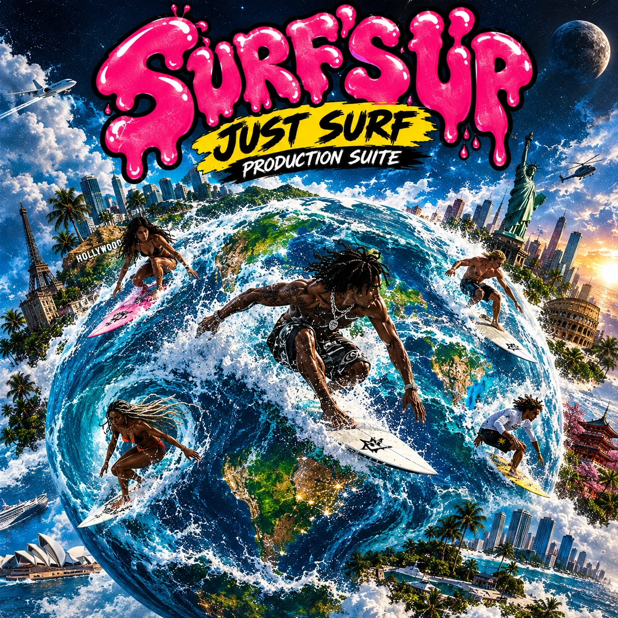 SURFSUP Just Surf Production Suite artwork