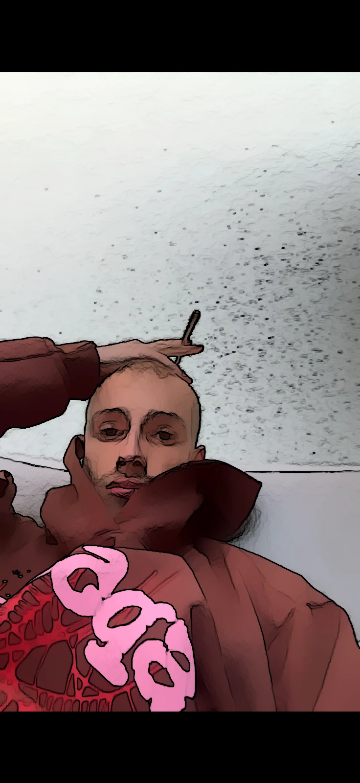 Str8dk video game character portrait