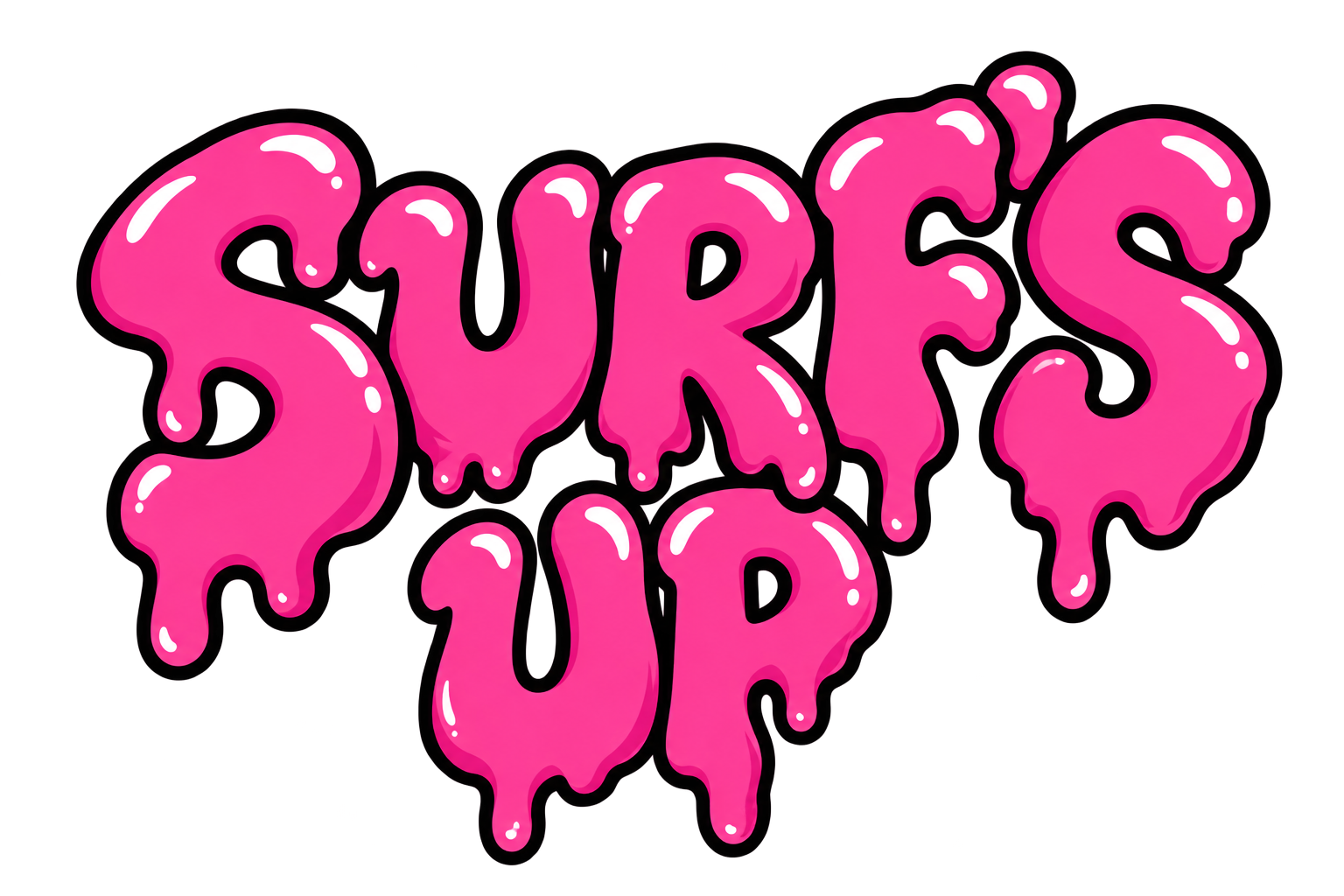 SURFSUP dripping logo